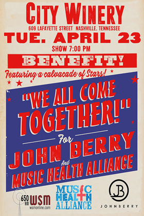 'We All Come Together' for John Berry and Music Health Alliance at City Winery 