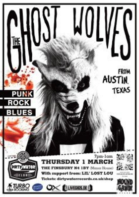 Austin Punk-Blues Duo THE GHOST WOLVES Kick-Off London's Dirty Water Club in 2018 