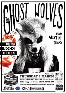 Austin Punk-Blues Duo THE GHOST WOLVES Kick-Off London's Dirty Water Club in 2018 Image