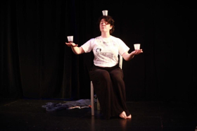 Celeste Cahn's A LADY DOES NOT SCRATCH HER CROTCH To Play The Tank Image