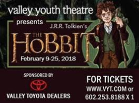 Valley Youth Theatre to Present THE HOBBIT 