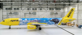 Disney Partners with Spirit Airlines for DUMBO-Inspired Plane Image