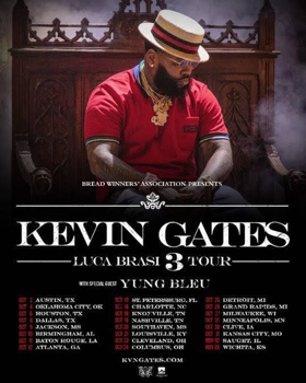 Kevin Gates Announces LUCA BRASI 3 TOUR Image