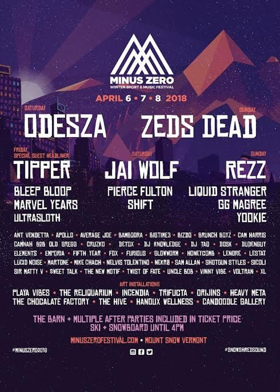 MINUS ZERO Festival Announces Complete Music Lineup for Fourth Annual Event April 6-8 Image