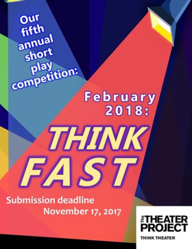 Deadline Approaching for The Theatre Project's Short Play Competition Image