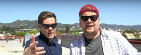 WATCH: James Corden & Adam Devine Make AMAZING RACE Audition Tape On LATE LATE SHOW Spoof  Image