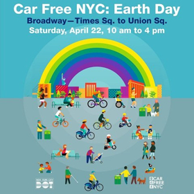 Broadway Will Go Car-Free For Earth Day  Image