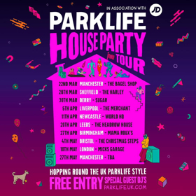 Parklife Festival Reveals Brand New House Party Tour 