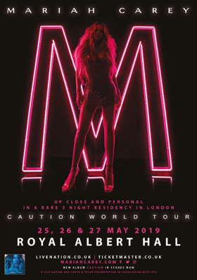 Mariah Carey Announces European Stops on the 'Caution World Tour' 