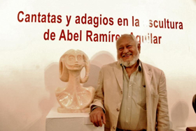 Inauguran muestra escultórica de Abel Ramírez Aguilar, un artista que trasciende fronteras 
