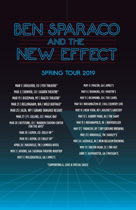 Ben Sparaco and The New Effect Announce National Spring Tour 