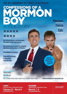 CONFESSIONS OF A MORMON BOY Comes To Australia Image