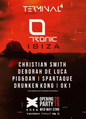 Eden Ibiza Announces Opening Party with Terminal 4 & Tronic  Image