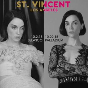 St. Vincent to Hold An Intimate Performance at the Belasco Theater 