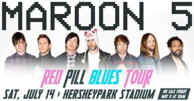Maroon 5 To Perform At Hersheypark Stadium Image