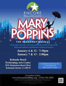 Review: ENCORE Entertains Audiences with Fun-Filled MARY POPPINS Musical Image
