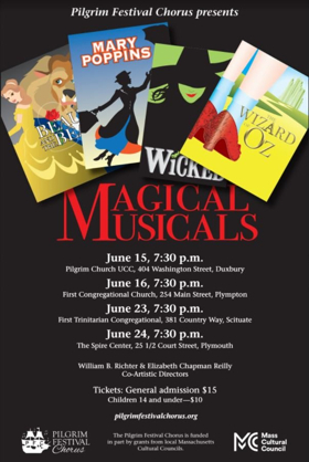Pilgrim Festival Singers Presents Magical Musicals South Shore Summer Concert Series Image
