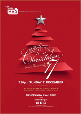 A West End Christmas Will Raise Money for Charity December 3 Image