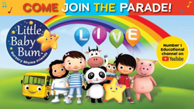 World Premiere Live Show Of YouTube Sensation LITTLE BABY BUM LIVE to Tour the UK 