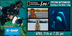 Tickets Available Now For Free Earth Day Event: National Geographic Live: Cristina Mittermeier Image
