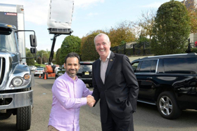 New Jersey Governor Phil Murphy Visits the Set of THE ENEMY WITHIN  Image