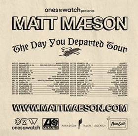 Matt Maeson Announces Biggest U.S. Headline Tour To Date 