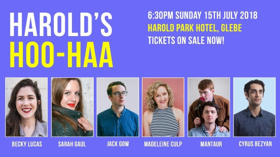 Up and Coming Comedians Support Independent Theatre With HAROLD'S HOO-HAA 
