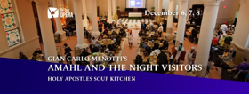 On Site Opera to present Menotti's AMAHL AND THE NIGHT VISITORS at the Holy Apostles Soup Kitchen  Image