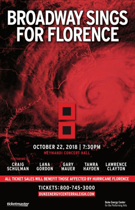 Stars Come Out for BROADWAY SINGS FOR FLORENCE Benefit Concert Image