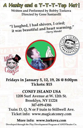 Sideshows by the Seashore Theater Presents A HANKY AND A T-T-T-TOP HAT Image