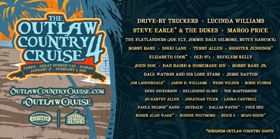 Lineup Announced for 2018 Outlaw Country Cruise 4 