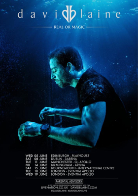 David Blaine Takes His Magic On The Road For His First Ever U.K. & Ireland Tour 
