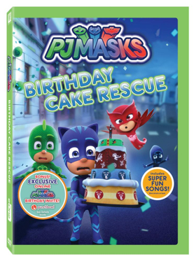 PJ MASKS: Birthday Cake Rescue is Available on DVD 6/4 