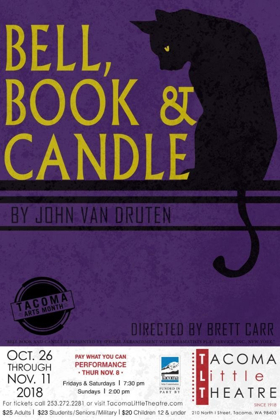 Tacoma Little Theatre Will Present BELL, BOOK AND CANDLE Image
