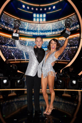 Adam Rippon and Jenna Johnson Are DANCING WITH THE STARS: ATHLETES Champions! Image