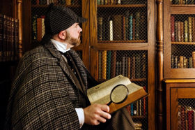 Sherlock Holmes Adventure HOLMES AND WATSON at the Alley Theatre Image