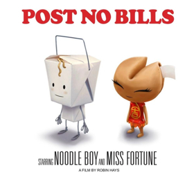 Robin Hays' Award Winning Animation POST NO BILLS Selected for Seattle International Film Festival  Image