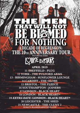 Louise Distras to Support The Men That Will Not Be Blamed For Nothing on Tour Image