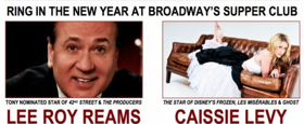 Lee Roy Reams and Caissie Levy to Ring in the New Year at Feinstein's/54 Below 