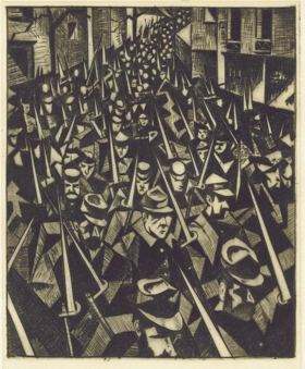 British Museum Opens New Display CRW Nevinson: Prints Of War And Peace 