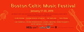 Passim Announces the 16th Annual Boston Celtic Music Festival 