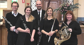 The Windsong Quintet Perform 'SALA/Music by Design' in the Auditorium at Living Choice  Image