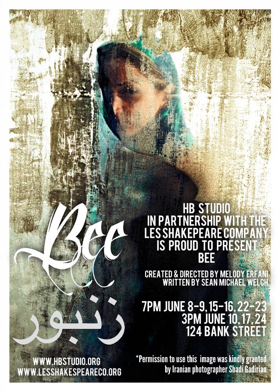 BEE, A Startling New Drama Runs at HB Theater June 8th thru 24th Image
