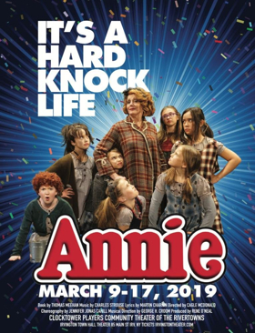 Clocktower Players Present ANNIE March 9-17 Image