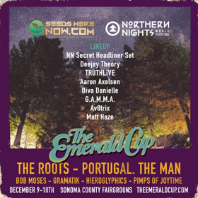Northern Nights And Bob Moses Join Previously Announced The Root and Portugal. The Man at Emerald Cup Festival Lineup 