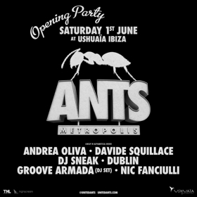Ants Reveals Opening Party Lineup 