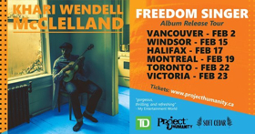 Khari Wendell McClellan Plans Tour Along With Release of New Album THE FREEDOM SINGER 