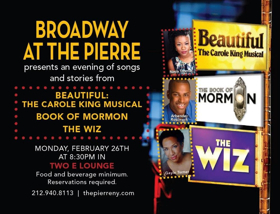 The Pierre Hotel Celebrates With Broadway This Wednesday Night! Image