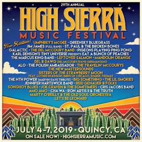 High Sierra Music Announces Additional Artists for 2019 Festival 