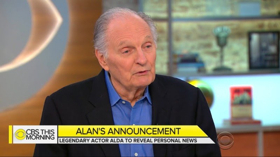 Alan Alda Reveals He Has Parkinson's Disease On CBS This Morning Image